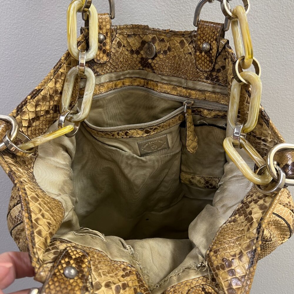 Python Bally Handbag Tote - Picture 13 of 16